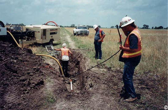 laying fiber