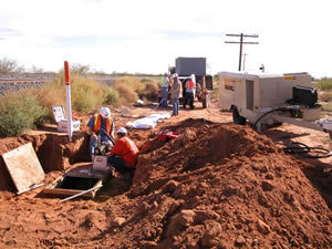 2004 MCI over build El Paso to Tucson, Arizona Micro Duct & Micro Fiber placement.