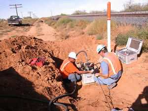 2004 MCI over build El Paso to Tucson, Arizona Micro Duct & Micro Fiber placement.