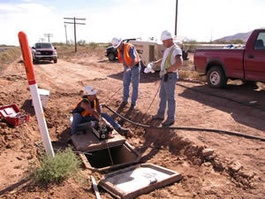 2004 MCI over build El Paso to Tucson, Arizona Micro Duct & Micro Fiber placement.