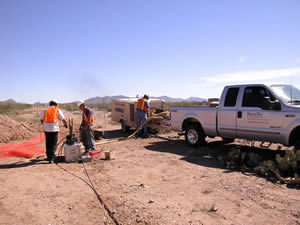 2004 MCI over build El Paso to Tucson, Arizona Micro Duct & Micro Fiber placement.